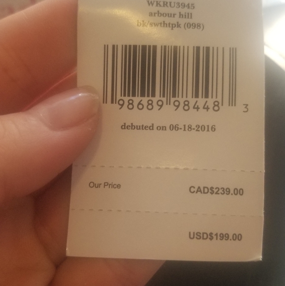 *NWT* Kate Spade Avva Arbour Hill (blk/pink) - Picture 4 of 6